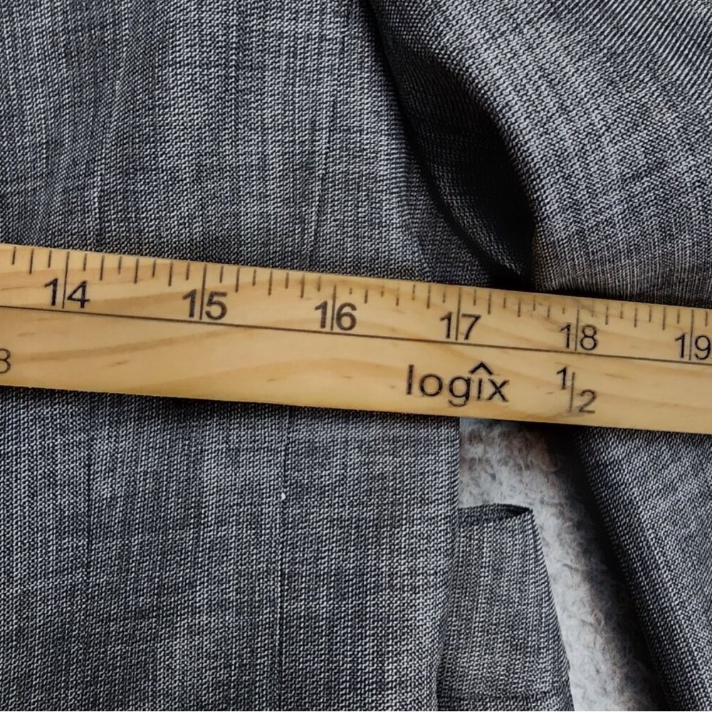 Le Suit 2 Piece Suit Womens 6 Gray Long Sleeve High Rise Pants *NWT* - Picture 5 of 9
